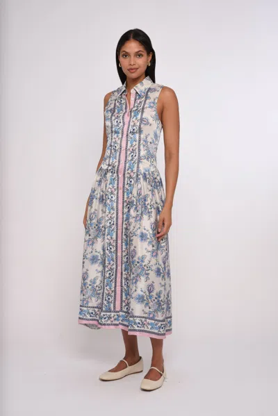 Love The Label Sierra Midi Dress In Blue