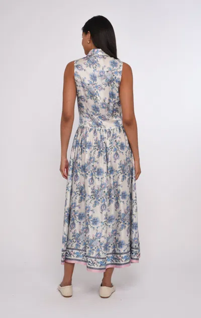 Love The Label Sierra Midi Dress In Blue