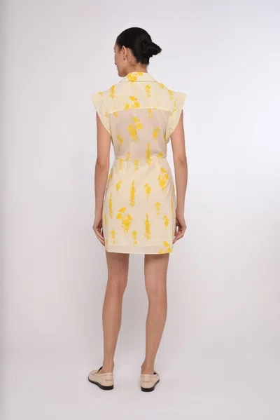 Love The Label Simmons Mini Dress In Yellow