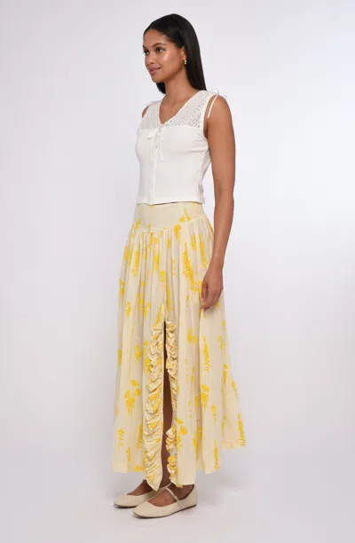 Love The Label Sunshine Skirt In Yellow