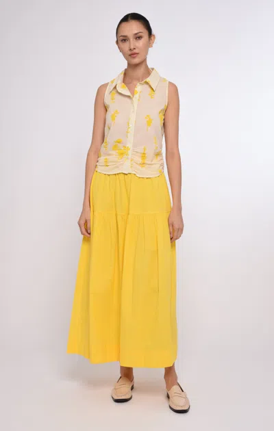 Love The Label Sylvan Tank In Yellow