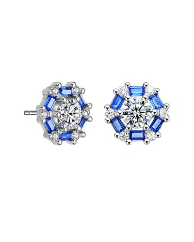 Genevive Silver Earrings In Metallic