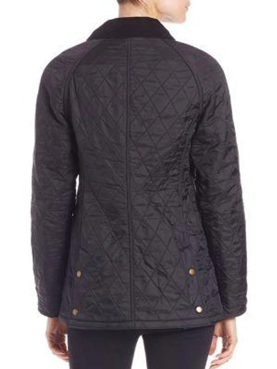 Shop Barbour Beadnell Polarquilt Jacket In Black