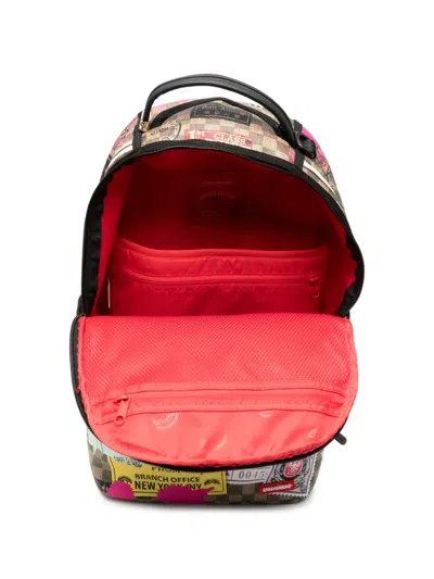 Sprayground Graphic-print Checkered Backpack In Multi