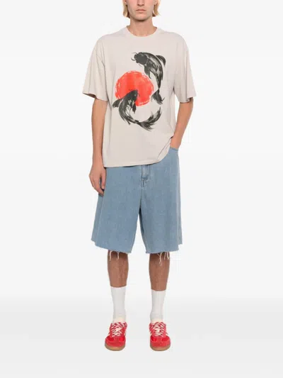 Melt Graphic-printed T-shirt In White