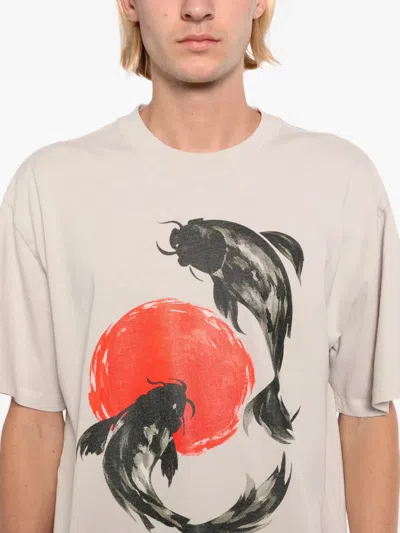 Melt Graphic-printed T-shirt In White