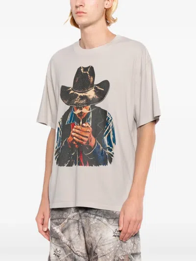 Melt Graphic-print Crew Neck T-shirt In Multi
