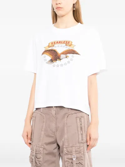 Melt Eagle-print T-shirt In Multi