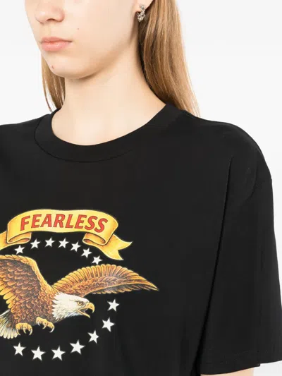 Melt Eagle-print T-shirt In Black