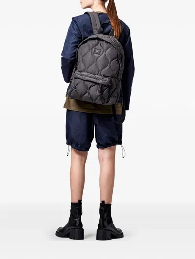 Taion Quilted Ripstop Backpack In Black