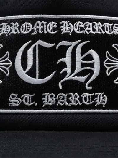 Chrome Hearts St. Barth Ch Patch Baseball Cap In Black