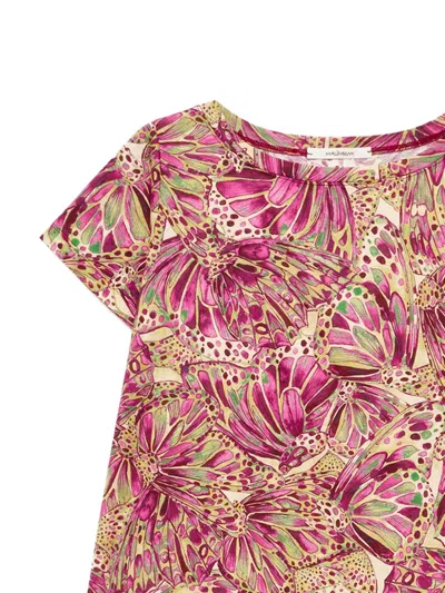 Maliparmi Summer Nomade Shell-patterned T-shirt In Pink