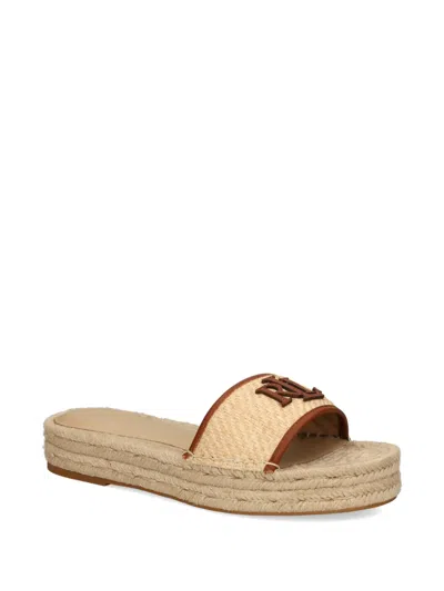 Ralph Lauren Logo-patch Espadrilles In Multi