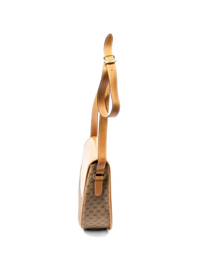 Pre-owned Gucci Gg-pattern Shoulder Bag In Neutral