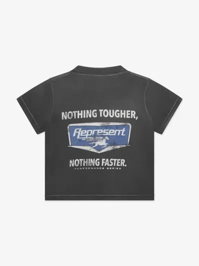 Represent Mini Graphic-print T-shirt In Gray