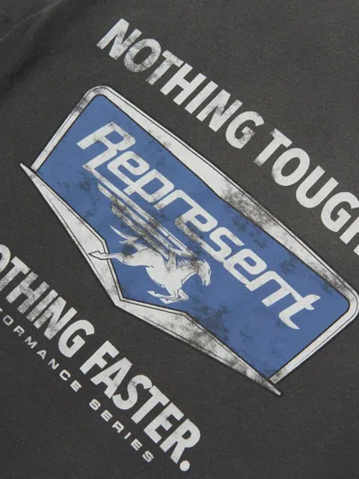 Represent Mini Graphic-print T-shirt In Gray