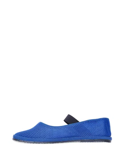 Drogheria Crivellini Mesh Elastic-strap Ballet Flats In Multi