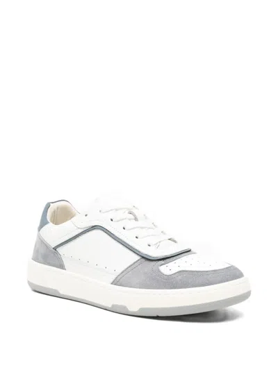 Sergio Moretti Firenze Perforated-panel Sneakers In White