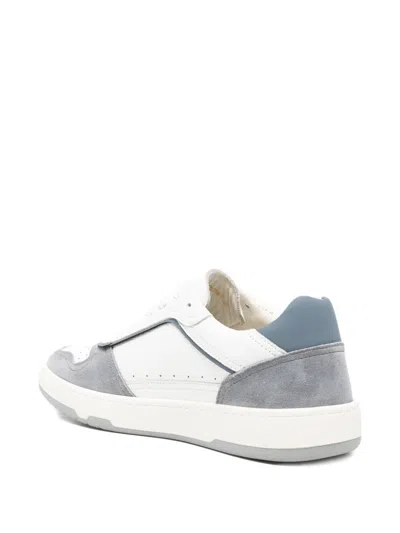 Sergio Moretti Firenze Perforated-panel Sneakers In White