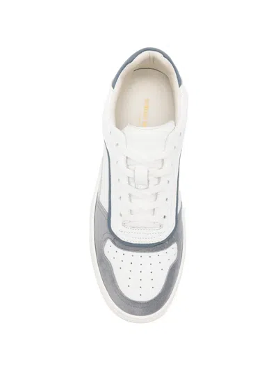Sergio Moretti Firenze Perforated-panel Sneakers In White