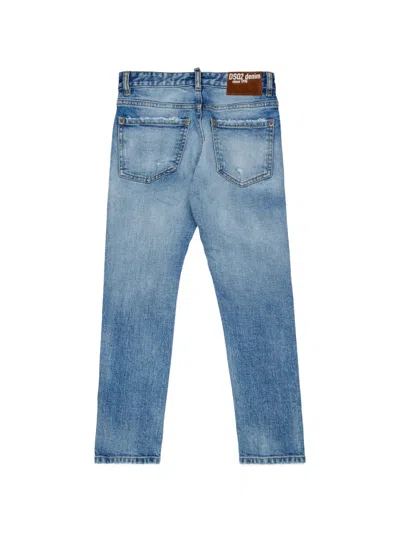 Dsquared2 Teddy Boy Jeans In Blue