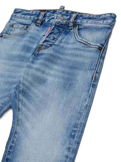 Dsquared2 Teddy Boy Jeans In Blue