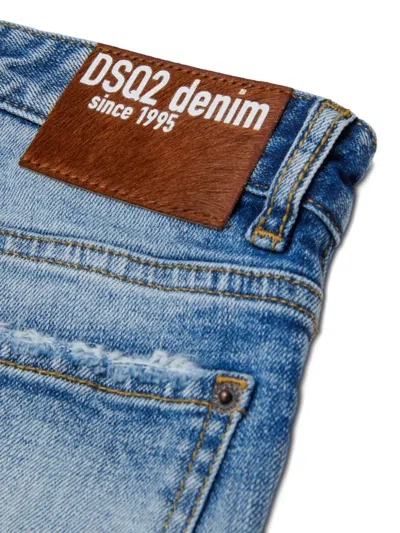 Dsquared2 Teddy Boy Jeans In Blue