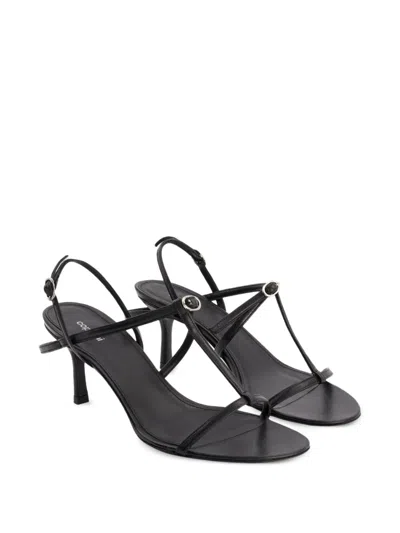 Coperni Floating Leather Heeled Sandals In Multi