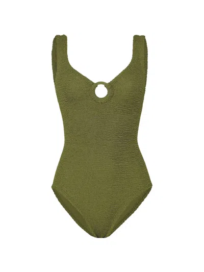 Hunza G Coverage Celine One Piece In Green