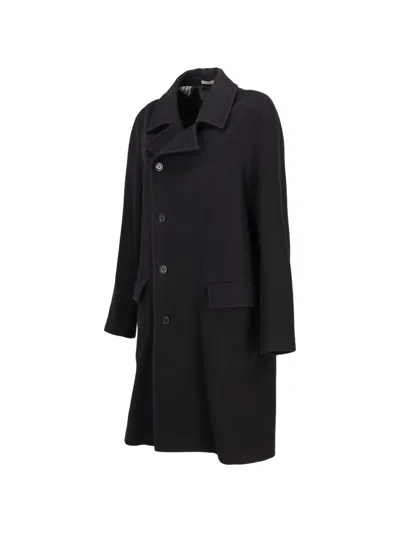 Pre-owned Boglioli Button-up Storm-flap Coat In Blue