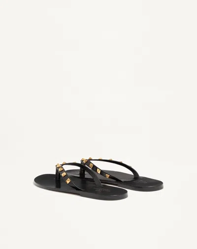 Valentino Garavani Black Cp Leather Sneakers In Black