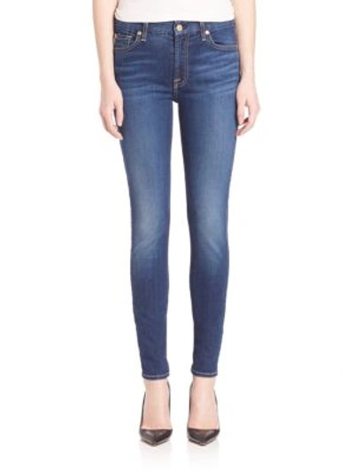 Shop 7 For All Mankind B(air) Skinny Contrast Squiggle Jeans In B[air] Duchess