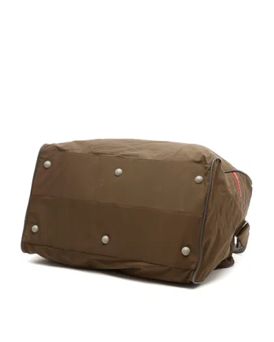 Prada Tessuto Weekend Bag In Brown