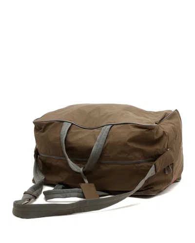 Prada Tessuto Weekend Bag In Brown