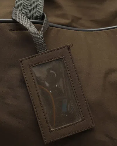 Prada Tessuto Weekend Bag In Brown