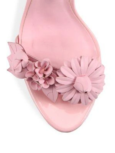 Shop Sophia Webster Lilico Leather Ankle-strap Sandals In Pink