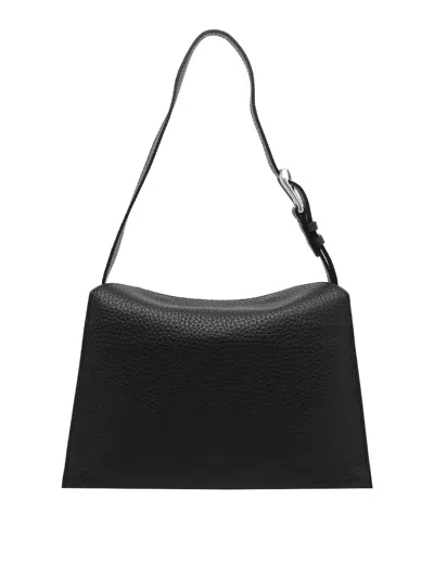 Orciani Small Trinity Leather Shoulder Bag In Pink