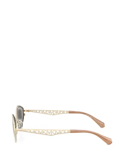 Michael Kors Gold Coast 56mm Angular Sunglasses In Multi