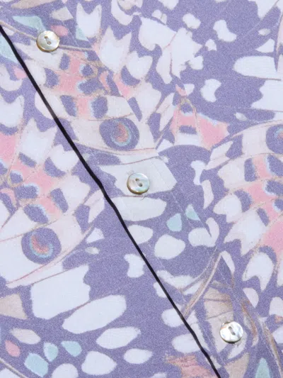 L'agence Dani Silk Blouse In Multi