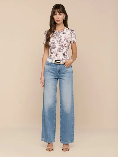 L'agence Ressi Fitted Tee In Multi