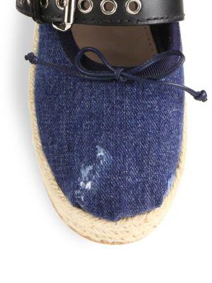 miu miu denim espadrilles