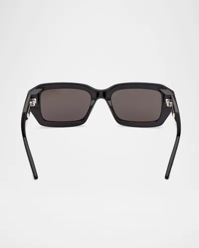 Tom Ford 53mm Rectangular Sunglasses In Black