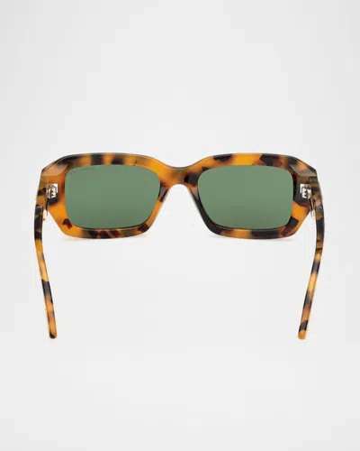 Tom Ford 53mm Rectangular Sunglasses In Brown