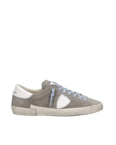 Philippe Model Low-top Casual Sports Shoes In Gray