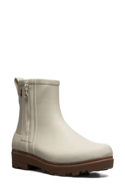 Bogs Holly Zip Waterproof Rain Boot In Neutral
