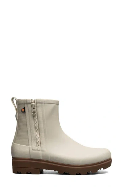 Bogs Holly Zip Waterproof Rain Boot In Neutral