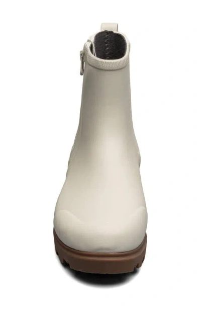 Bogs Holly Zip Waterproof Rain Boot In Neutral