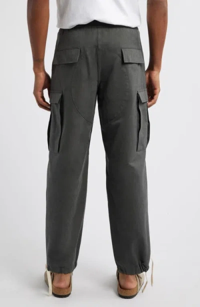 Standard Issue Pd Drawstring Cargo Pants In Gray