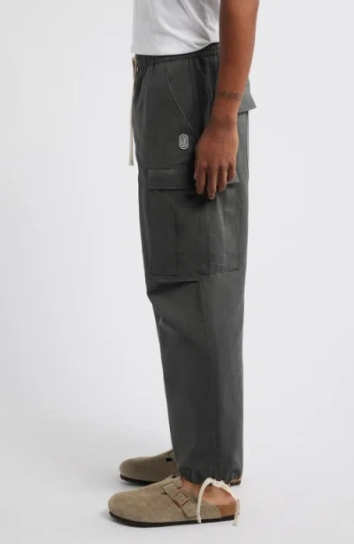 Standard Issue Pd Drawstring Cargo Pants In Gray