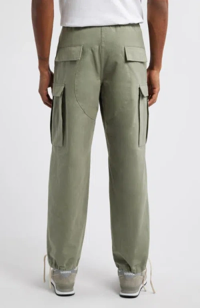 Standard Issue Pd Drawstring Cargo Pants In Green
